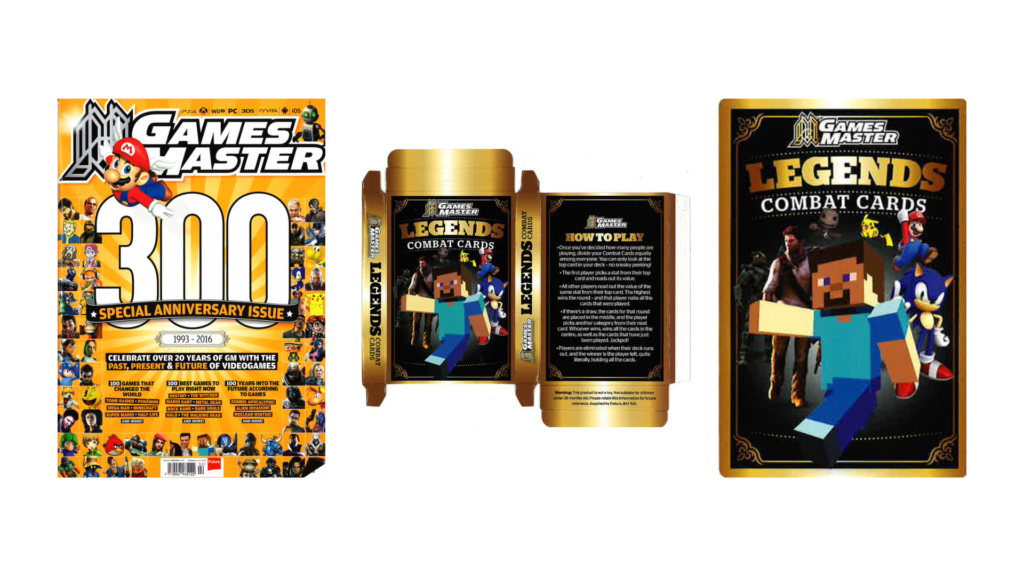 Gamesmaster Legends Combat Cards