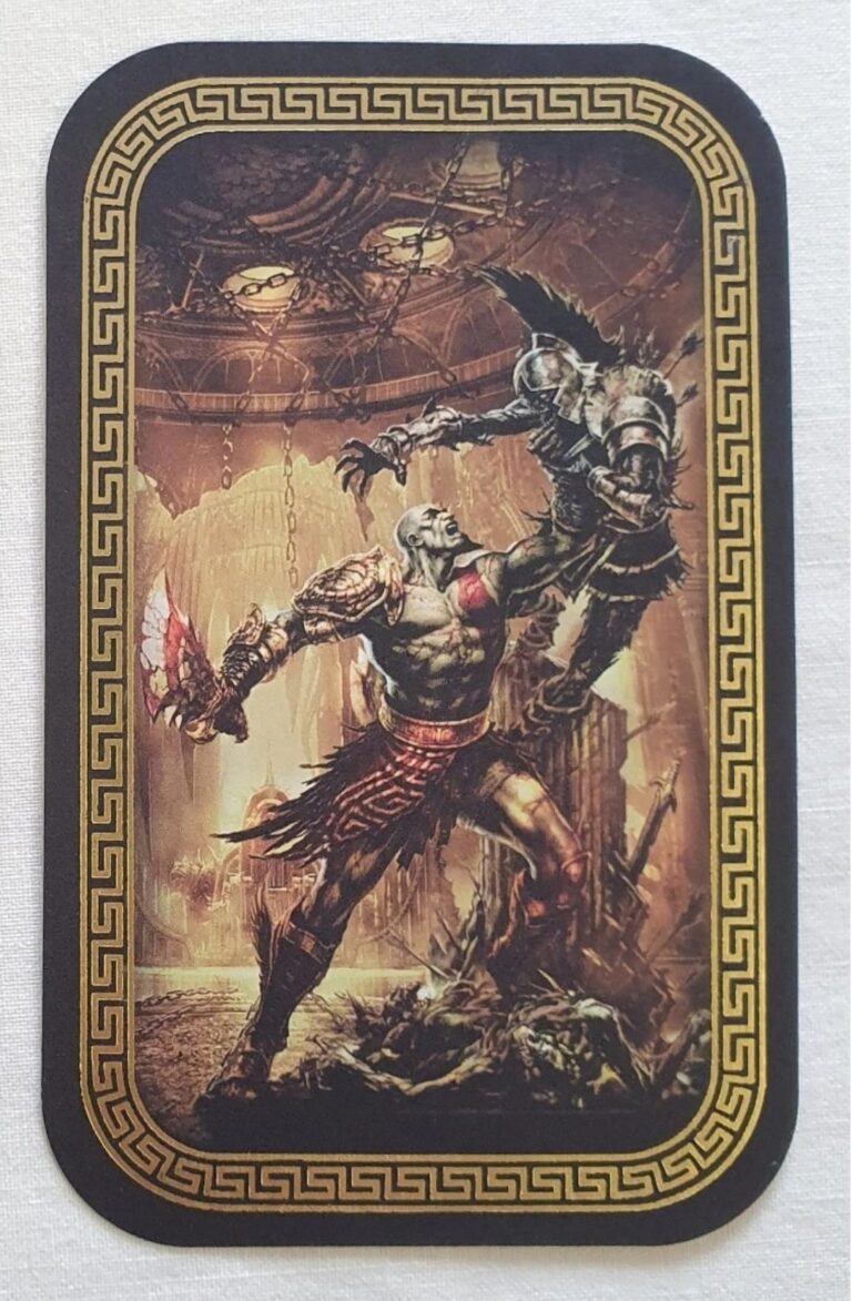 God of War 3 Kratos Promo Card Press Kit