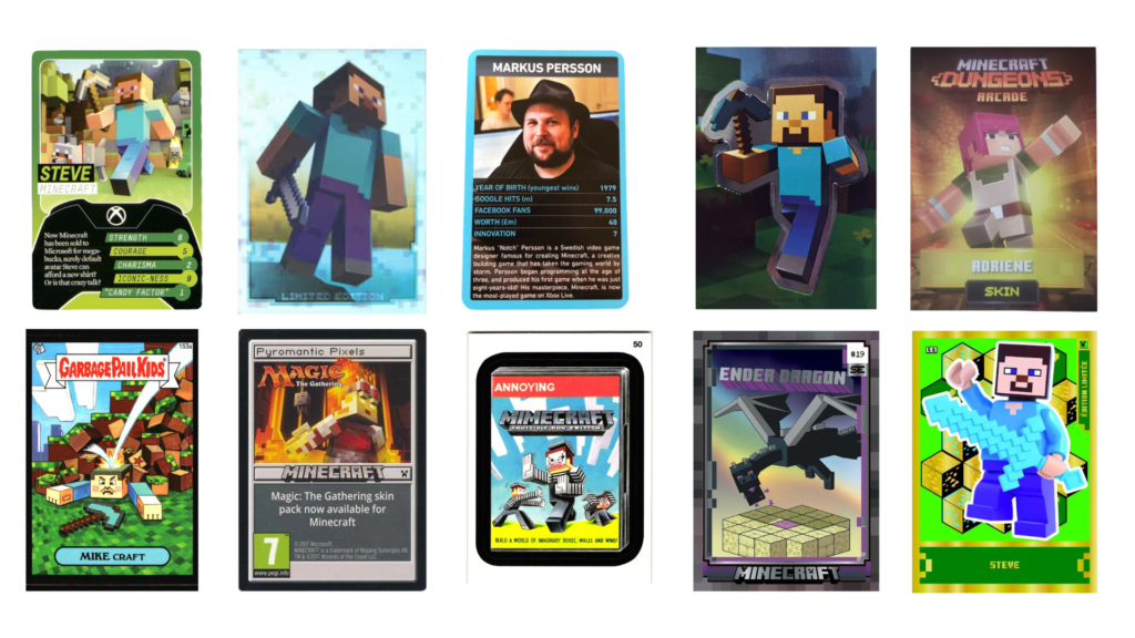Minecraft Cards and Stickers