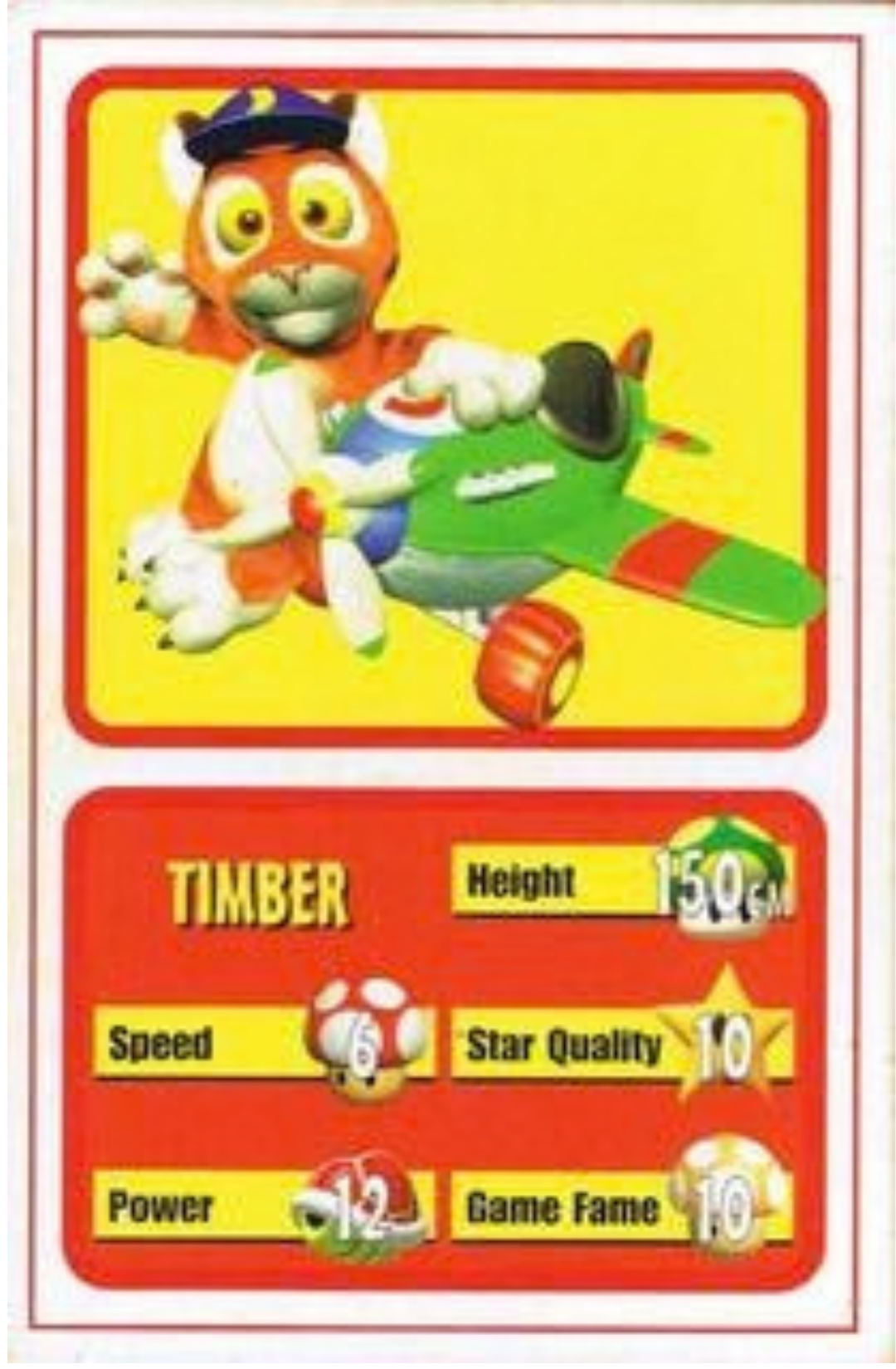 Timber (Diddy Kong Racing) Debut Card​