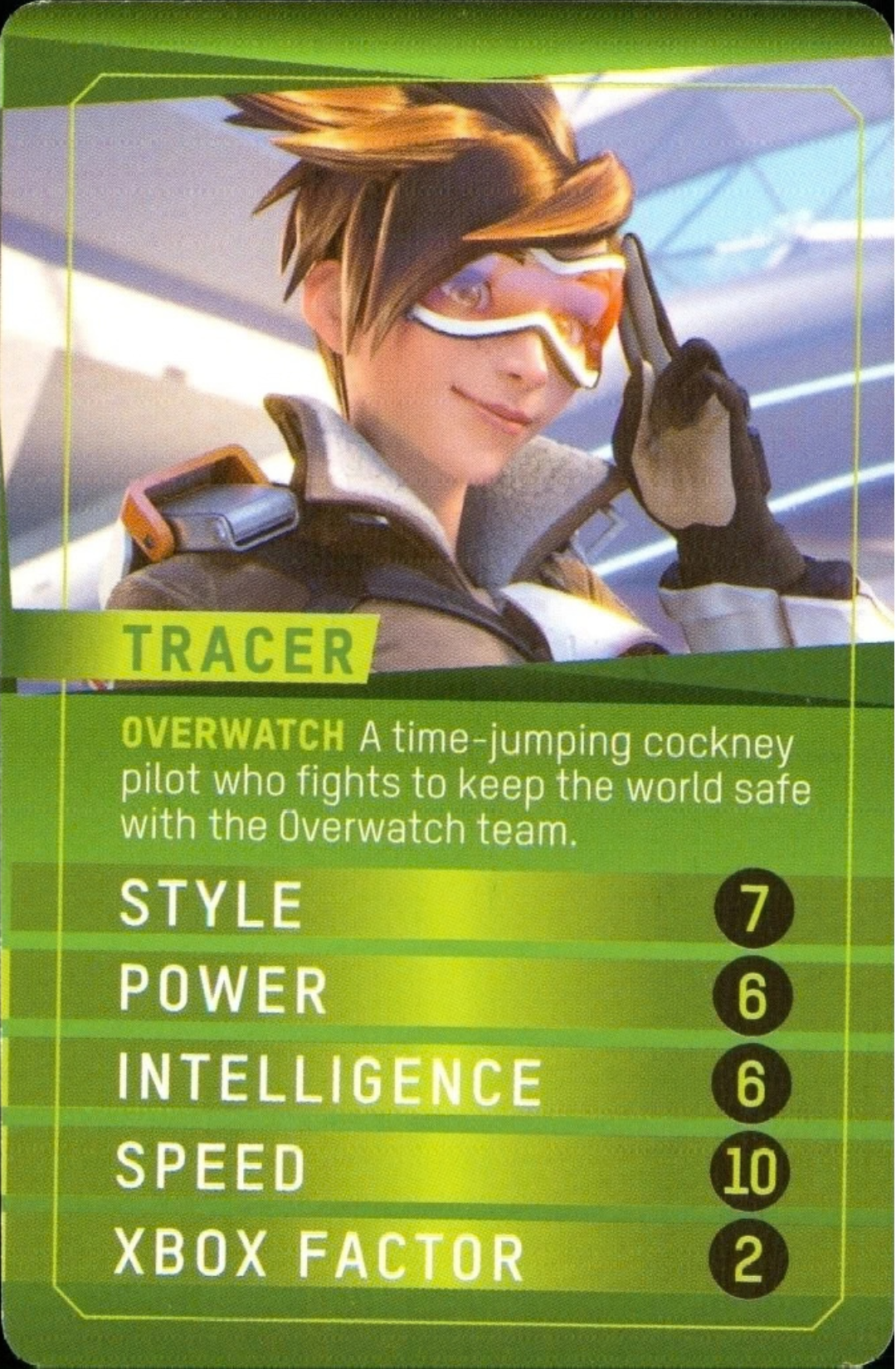 Tracer, Overwatch, Xbox Rivals Combat Cards Debut Rookie Card