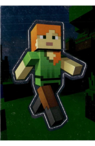 Alex, Minecraft Debut Rookie Sticker Card