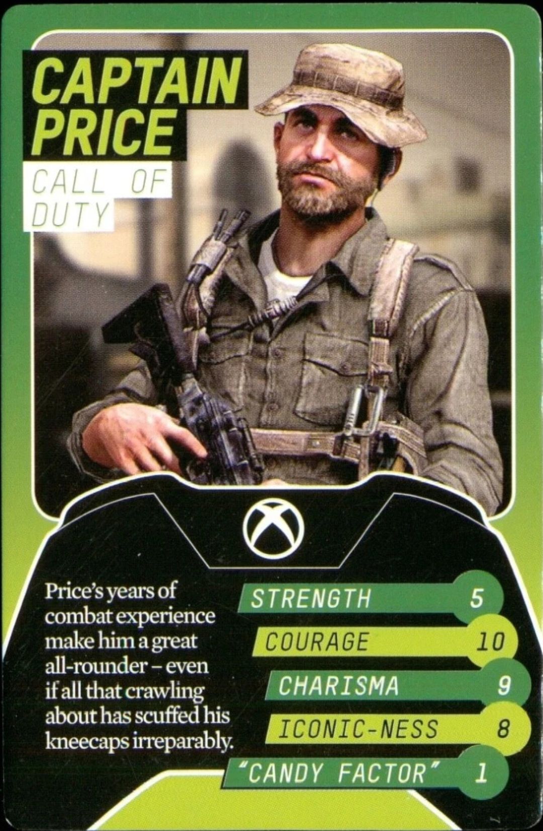 Captain Price Call of Duty Rookie Card