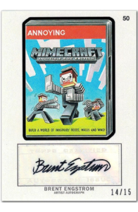 Mimecraft Topps Artist Auto /15