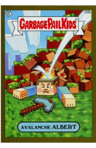 Avalanche Albert Gold Border Minecraft Card