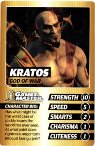 Kratos (God of War) Debut Rookie Card