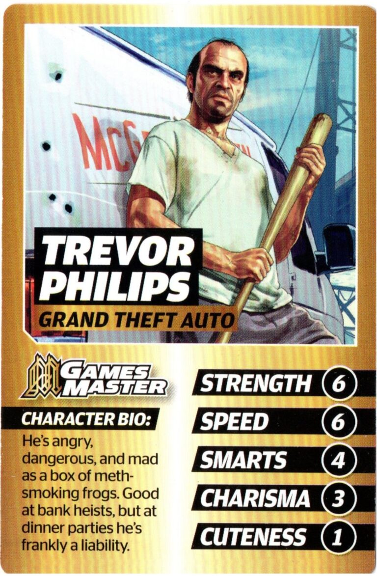 Trevor Phillips, Grand Theft Auto Debut Rookie Card