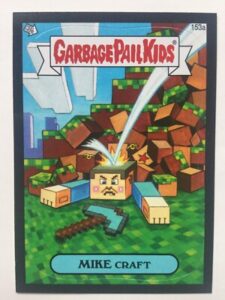 Mike Craft GPK Minecraft Steve Spoof Card